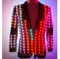 Multicolor led light jacket for men performance